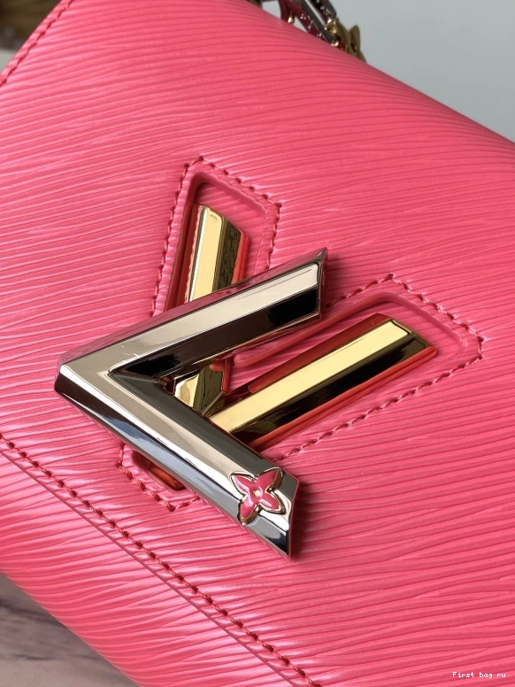 First bag ru TWIST LOUIS PM-19*15*9CM VUITTON 0815